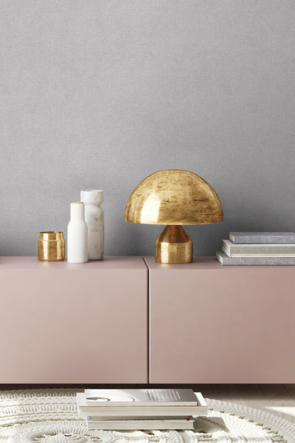 Livingwalls Uni Vinyl Tapete New Walls,Un Grau Wandtapete Unitapete