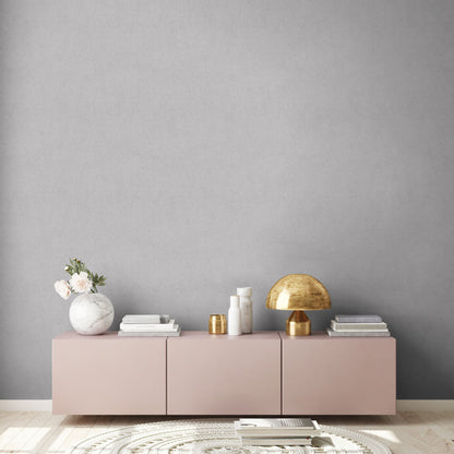 Livingwalls Uni Vinyl Tapete New Walls,Un Grau Wandtapete Unitapete