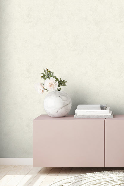 Livingwalls Uni Vinyl Tapete New Walls Creme beige Wandtapete ansatzfrei