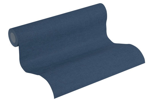 Unitapete Blau Vliestapete 374313 Wandtapete einfarbig A.S. Création Tapete