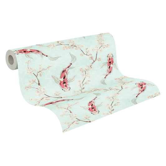 Japanische & Chinesische Tapete Blau 374621 Vlies-Wandtapete A.S. Création Tapete