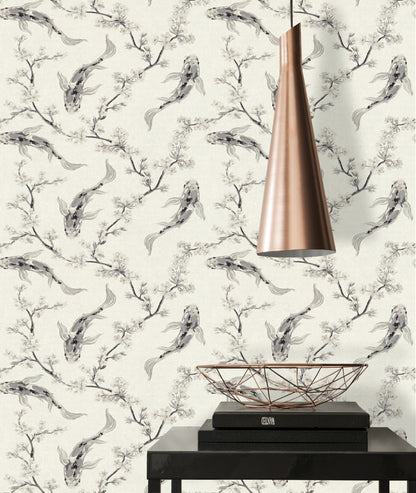 Japanische & Chinesische Tapete Grau 374622 Vlies-Wandtapete A.S. Création Tapete