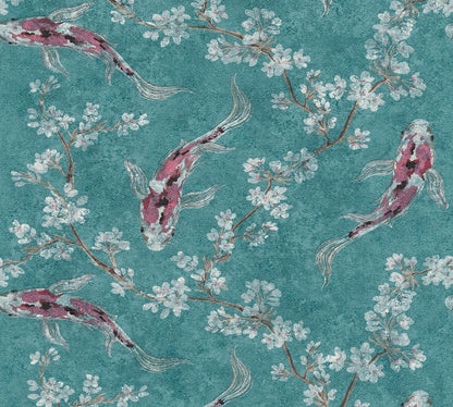 Japanische & Chinesische Tapete Blau 374623 Vlies-Wandtapete A.S. Création Tapete