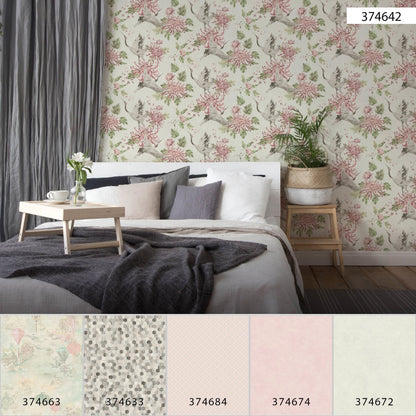 Japanische & Chinesische Tapete Rosa 374642 Vlies-Wandtapete A.S. Création Tapete