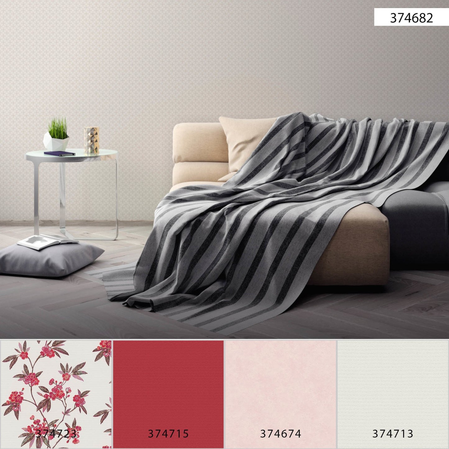 Japanische & Chinesische Tapete Creme Vliestapetenrolle 374682 A.S. Création Tapete