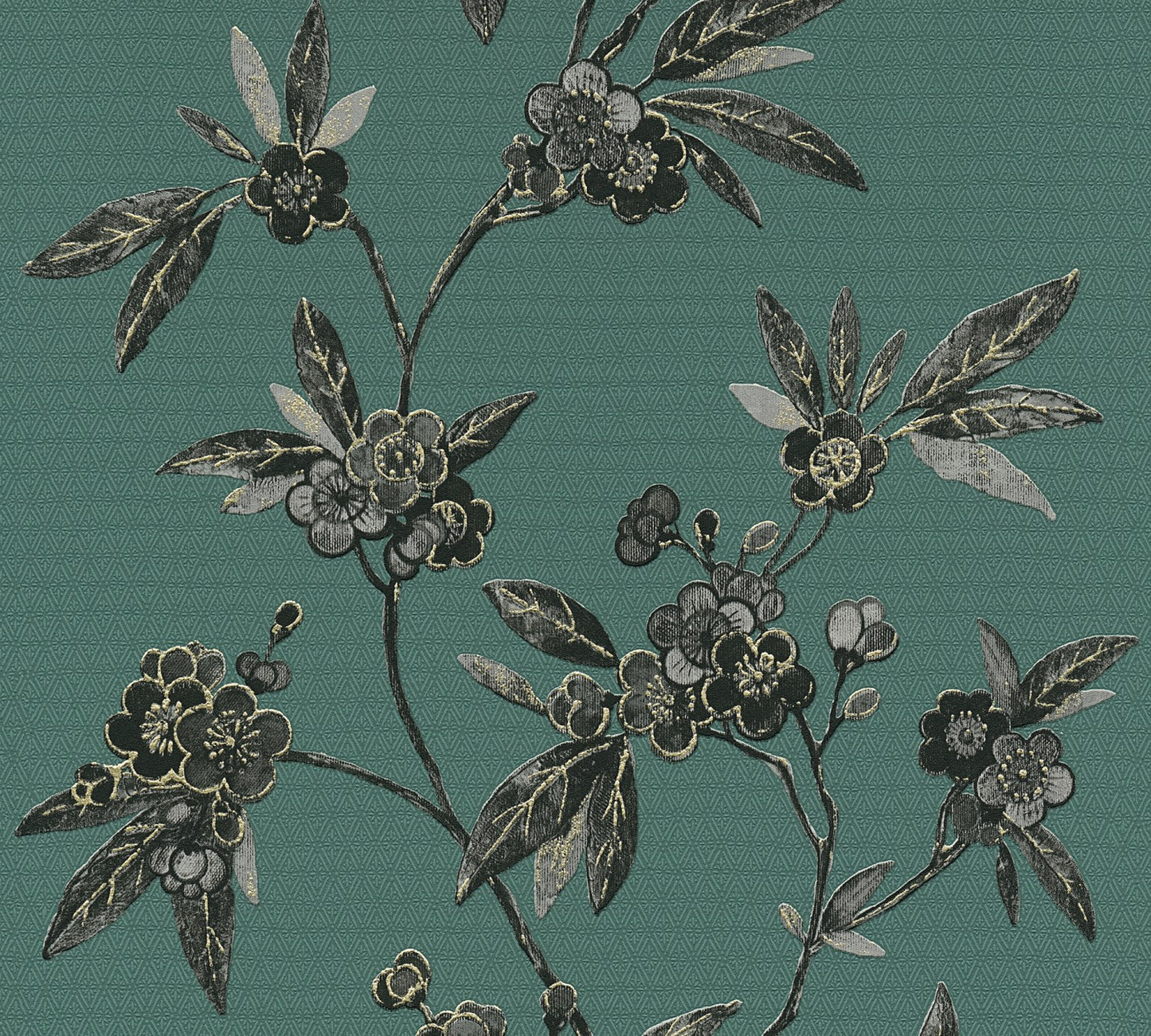 Japanische & Chinesische Tapete Grün Vliestapetenrolle 374722 A.S. Création Tapete