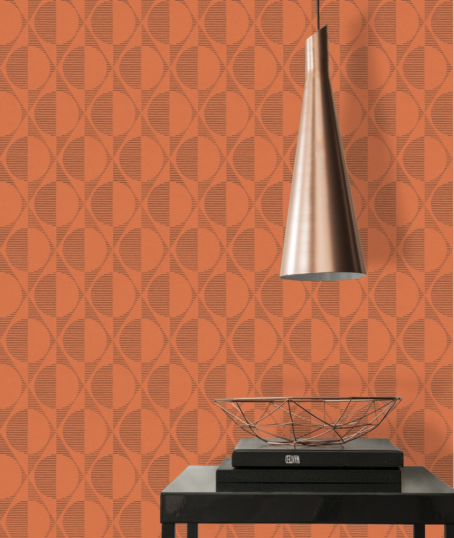 Retrotapete / Vintagetapete Orange Vliestapete 374784 Wandtapete A.S. Création Tapete
