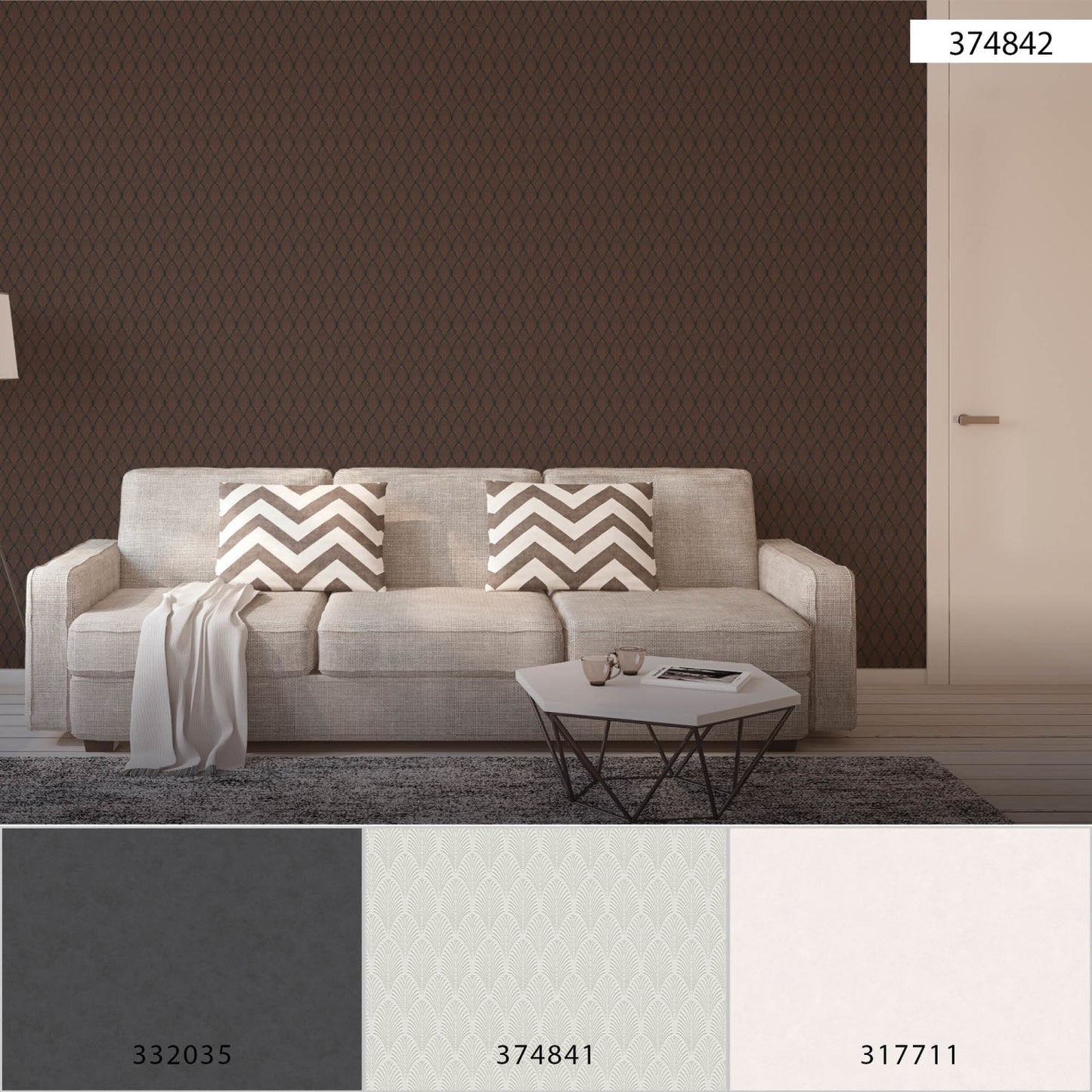 Designtapete Kupfer Vliestapete 374842 Wandtapete A.S. Création Tapete