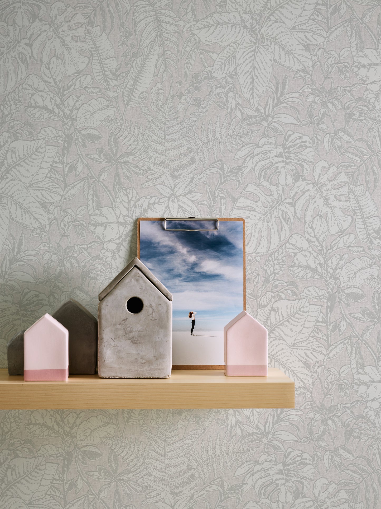 Daniel Hechter Dschungeltapete Grau 375201 Wandtapete Vliestapete Floral Vinyl