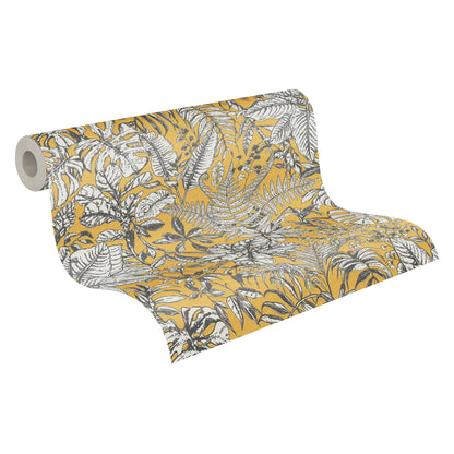 Daniel Hechter Dschungeltapete Gelb 375203 Wandtapete Vliestapete Floral Vinyl