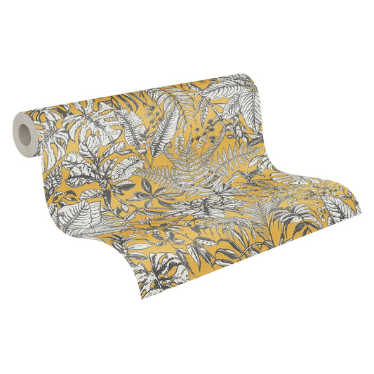 Daniel Hechter Dschungeltapete Gelb 375203 Wandtapete Vliestapete Floral Vinyl