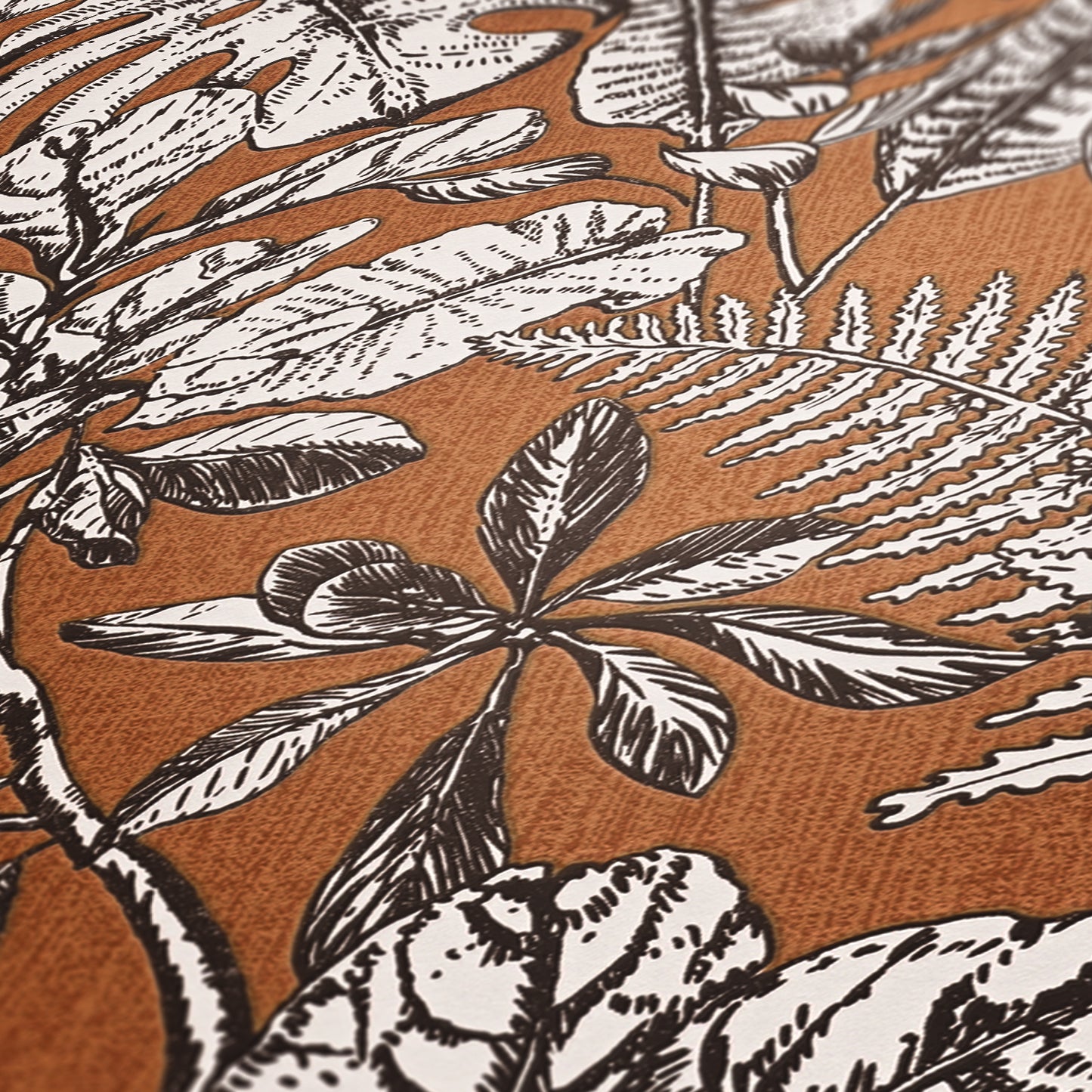 Daniel Hechter Dschungeltapete Orange 375204 Wandtapete Vliestapete Floral Vinyl