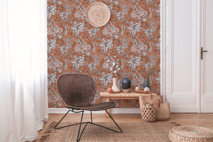 Daniel Hechter Dschungeltapete Orange 375204 Wandtapete Vliestapete Floral Vinyl