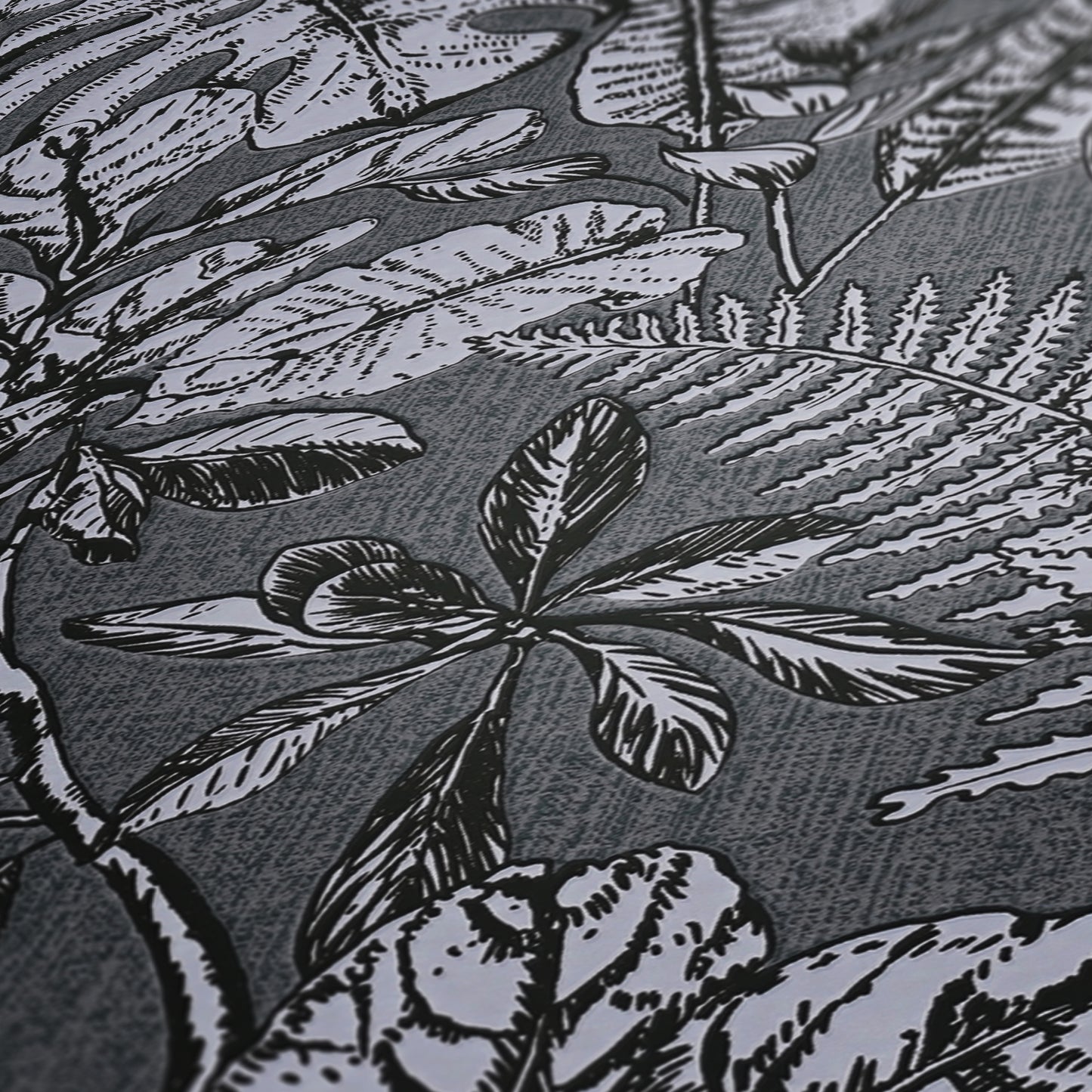 Daniel Hechter Dschungeltapete Grau 375205 Wandtapete Vliestapete Floral Vinyl