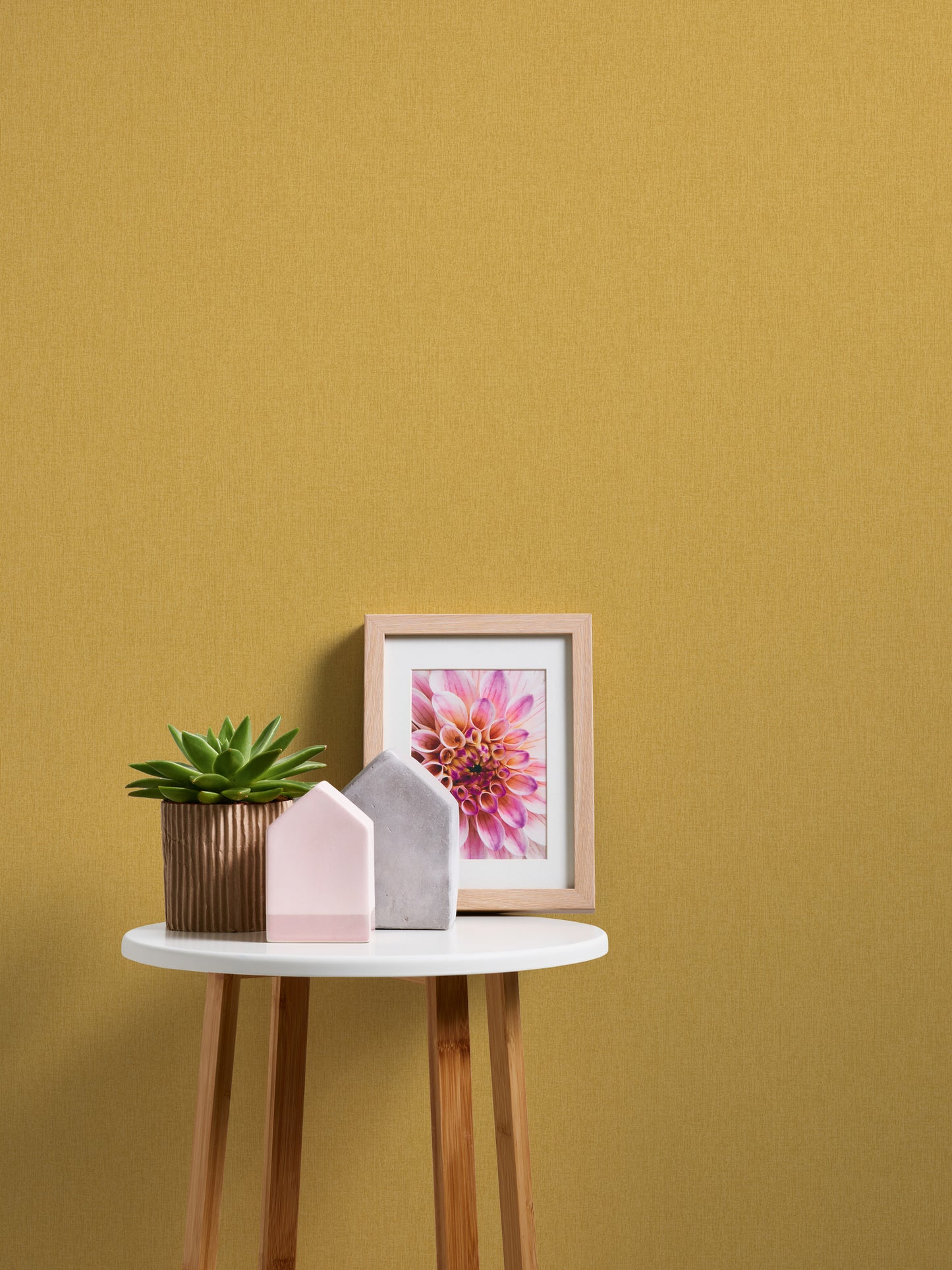 Daniel Hechter Unitapete Gelb 375213 Wandtapete Vliestapete Floral Unis Vinyl