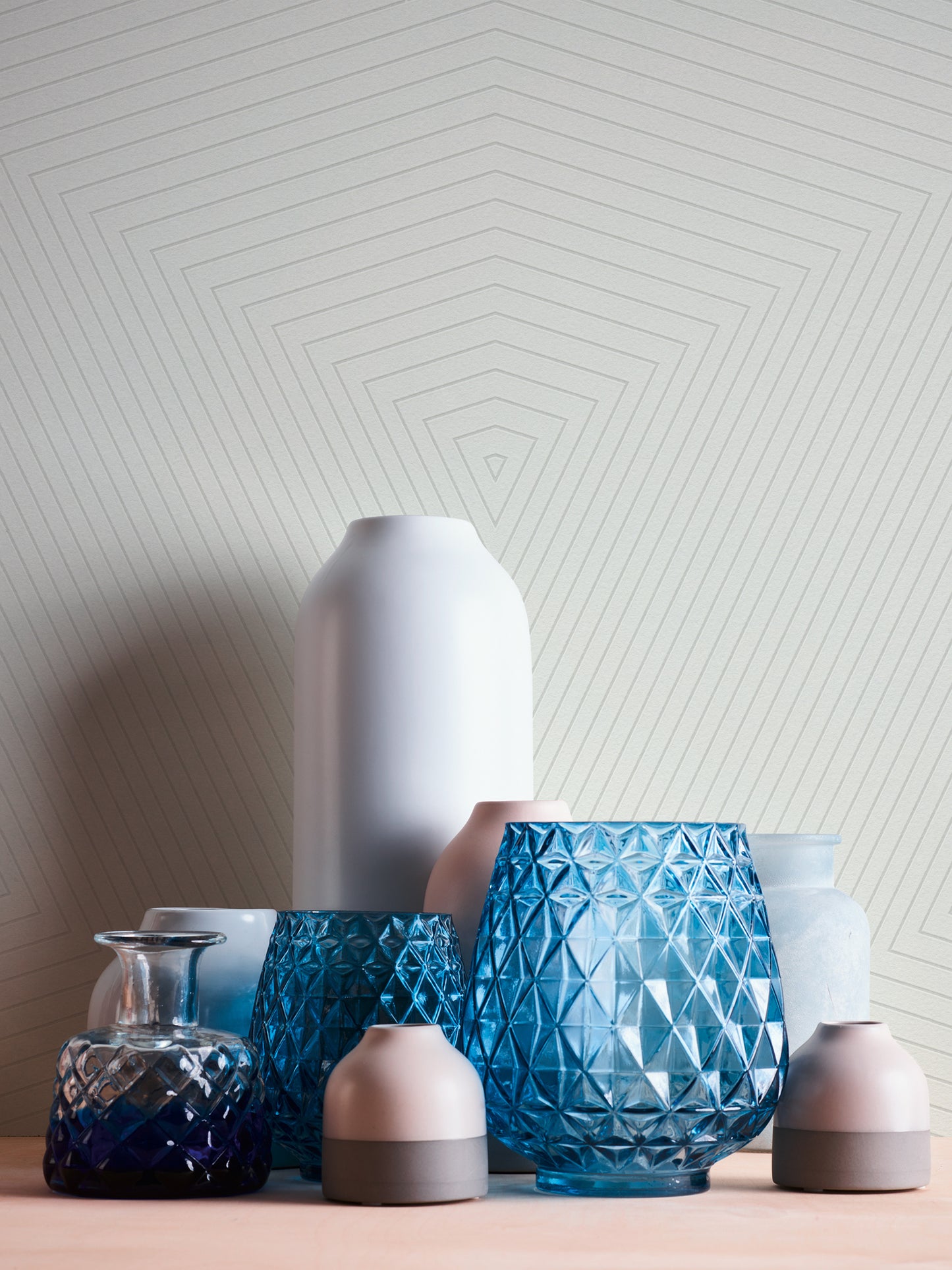 Daniel Hechter Geometrische Tapete Creme 375221 Wandtapete Vliestapete Vinyl