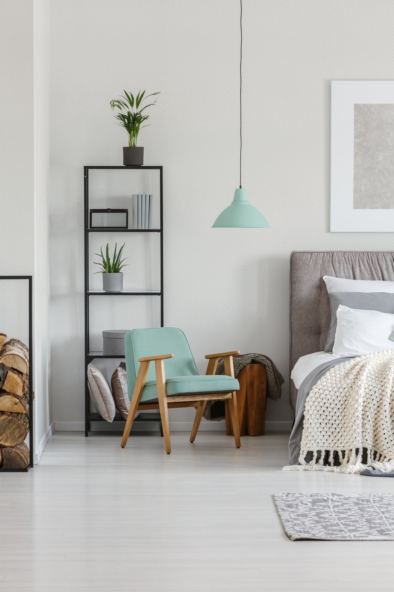 Daniel Hechter Geometrische Tapete Creme 375221 Wandtapete Vliestapete Vinyl