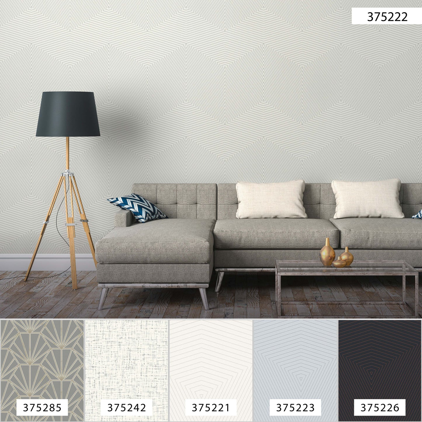 Daniel Hechter Tapete geometrisch Weiß 375222 Wandtapete Vliestapete Grafik