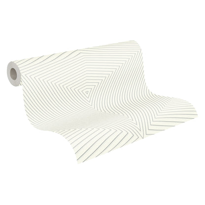 Daniel Hechter Tapete geometrisch Weiß 375222 Wandtapete Vliestapete Grafik