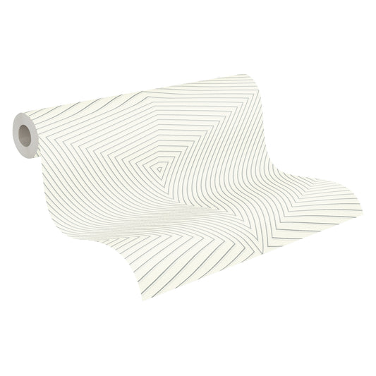 Daniel Hechter Tapete geometrisch Weiß 375222 Wandtapete Vliestapete Grafik
