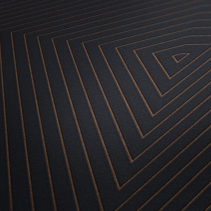 Daniel Hechter Geometrische Tapete Schwarz 375226 Wandtapete Vliestapete Vinyl