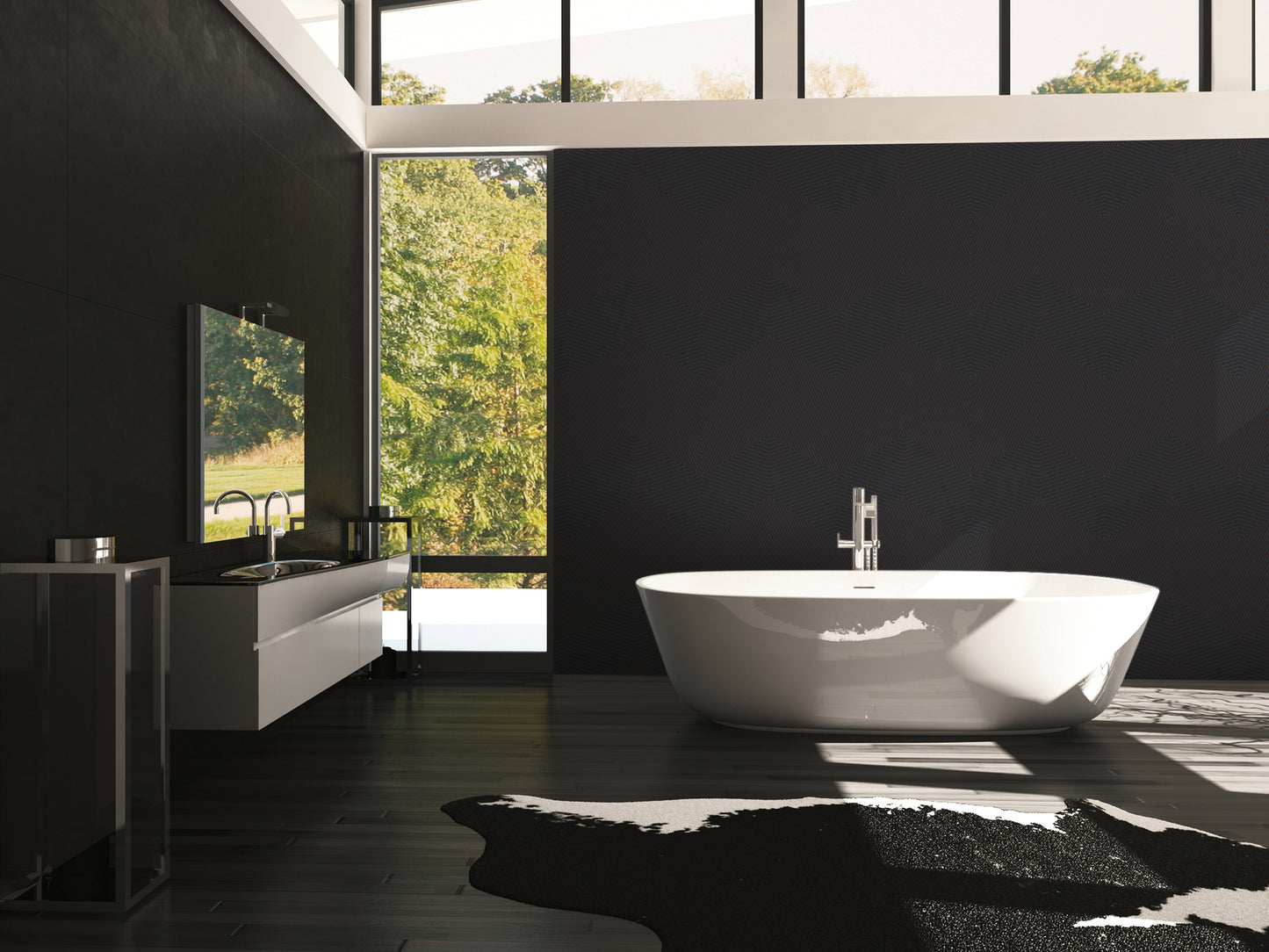 Daniel Hechter Geometrische Tapete Schwarz 375226 Wandtapete Vliestapete Vinyl