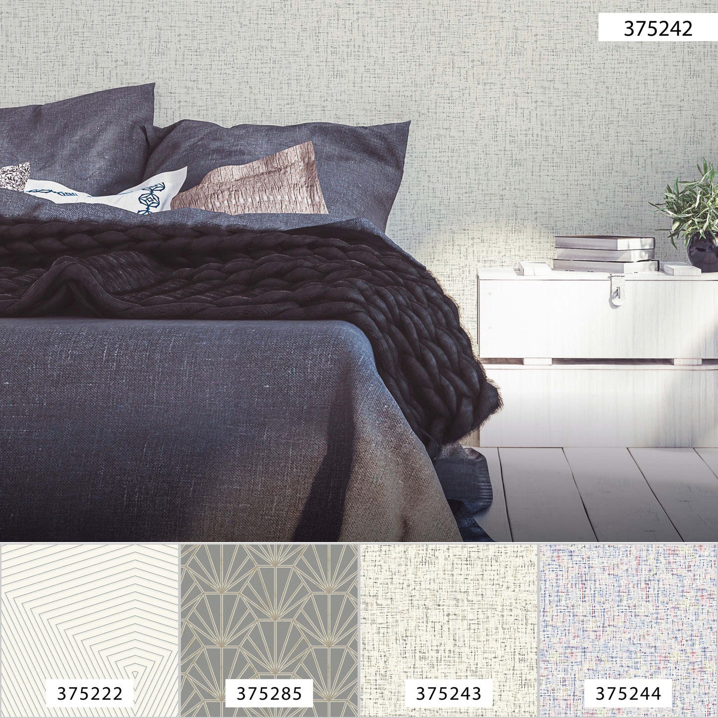 Daniel Hechter Designer Tapete Weiß 375242 Wandtapete Vliestapete Floral  Vinyl