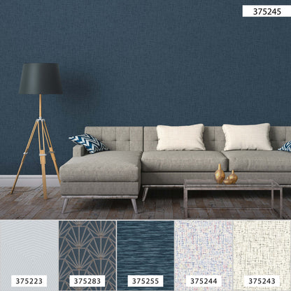 Daniel Hechter Designer Tapete Blau 375245 Wandtapete Vliestapete Floral  Vinyl