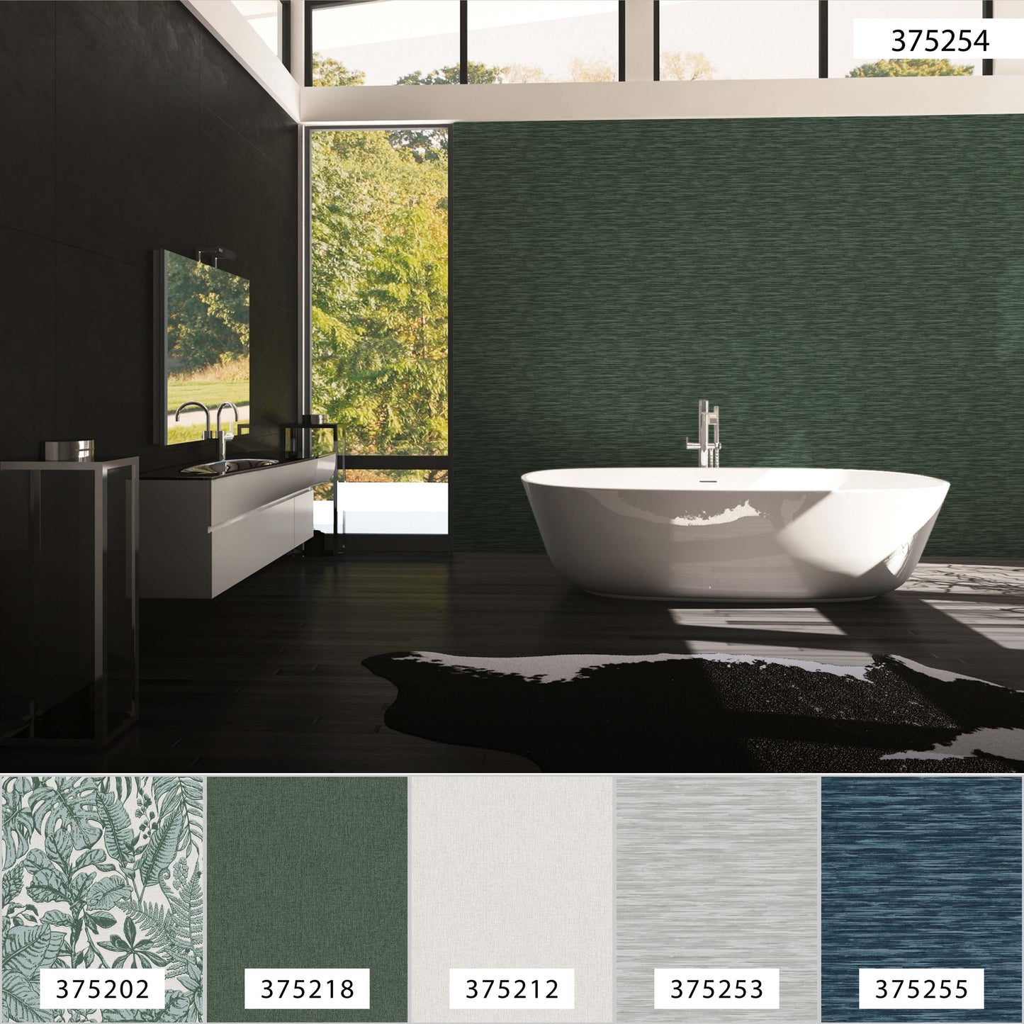 Daniel Hechter Designertapete Grün 375254 Wandtapete Vliestapete Floral Vinyl