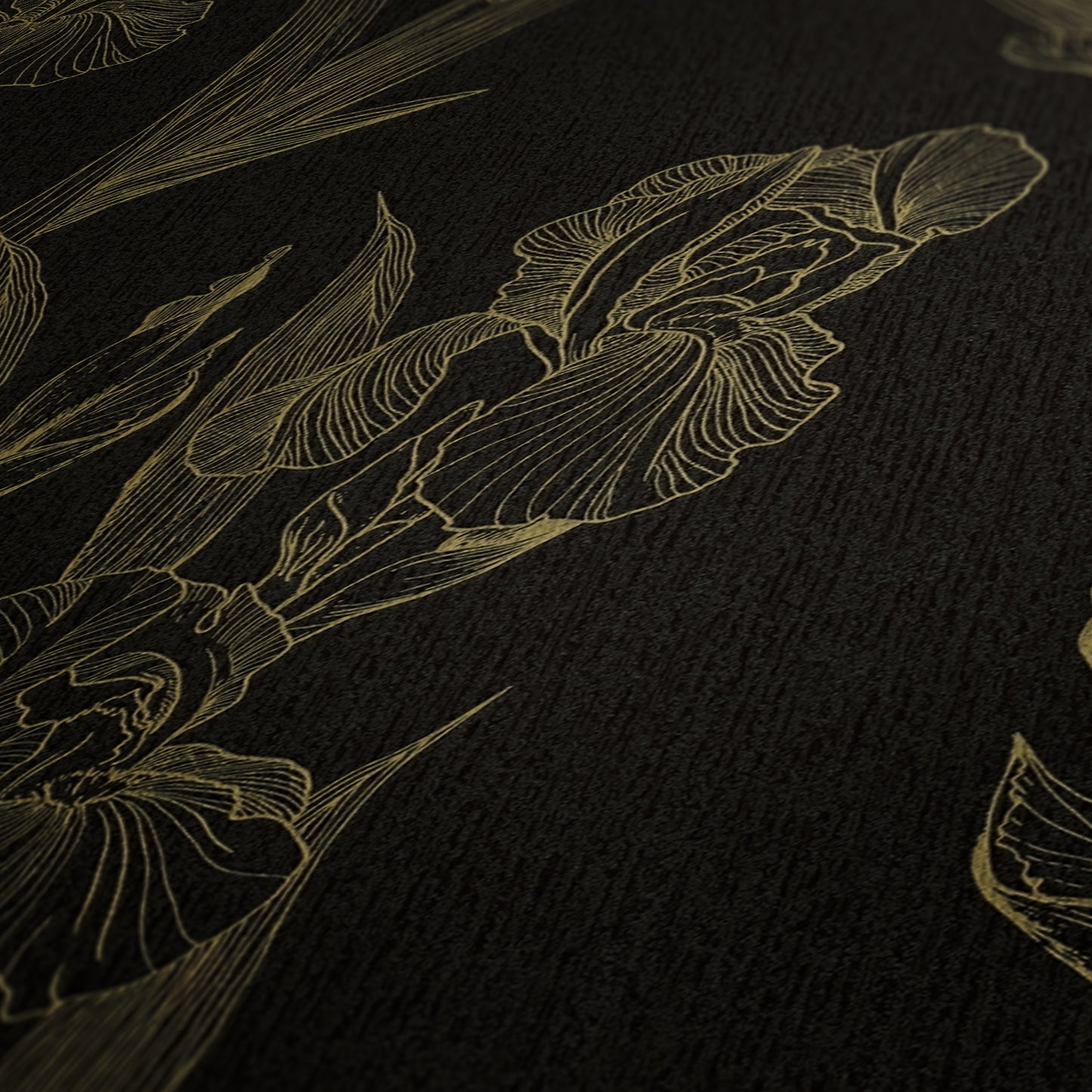Daniel Hechter Blumentapete Schwarz 375263 Wandtapete Vliestapete Floral Vinyl