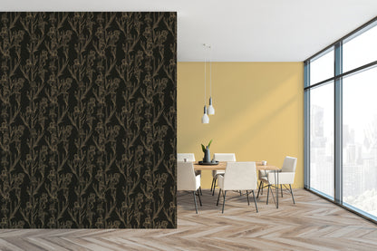 Daniel Hechter Blumentapete Schwarz 375263 Wandtapete Vliestapete Floral Vinyl
