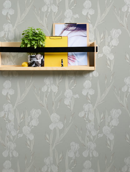 Daniel Hechter Blumen Tapete Grau 375264 Wandtapete Vliestapete Floral modern