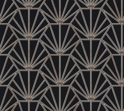 Daniel Hechter Geometrische Tapete Schwarz 375281 Wandtapete Vliestapete Vinyl