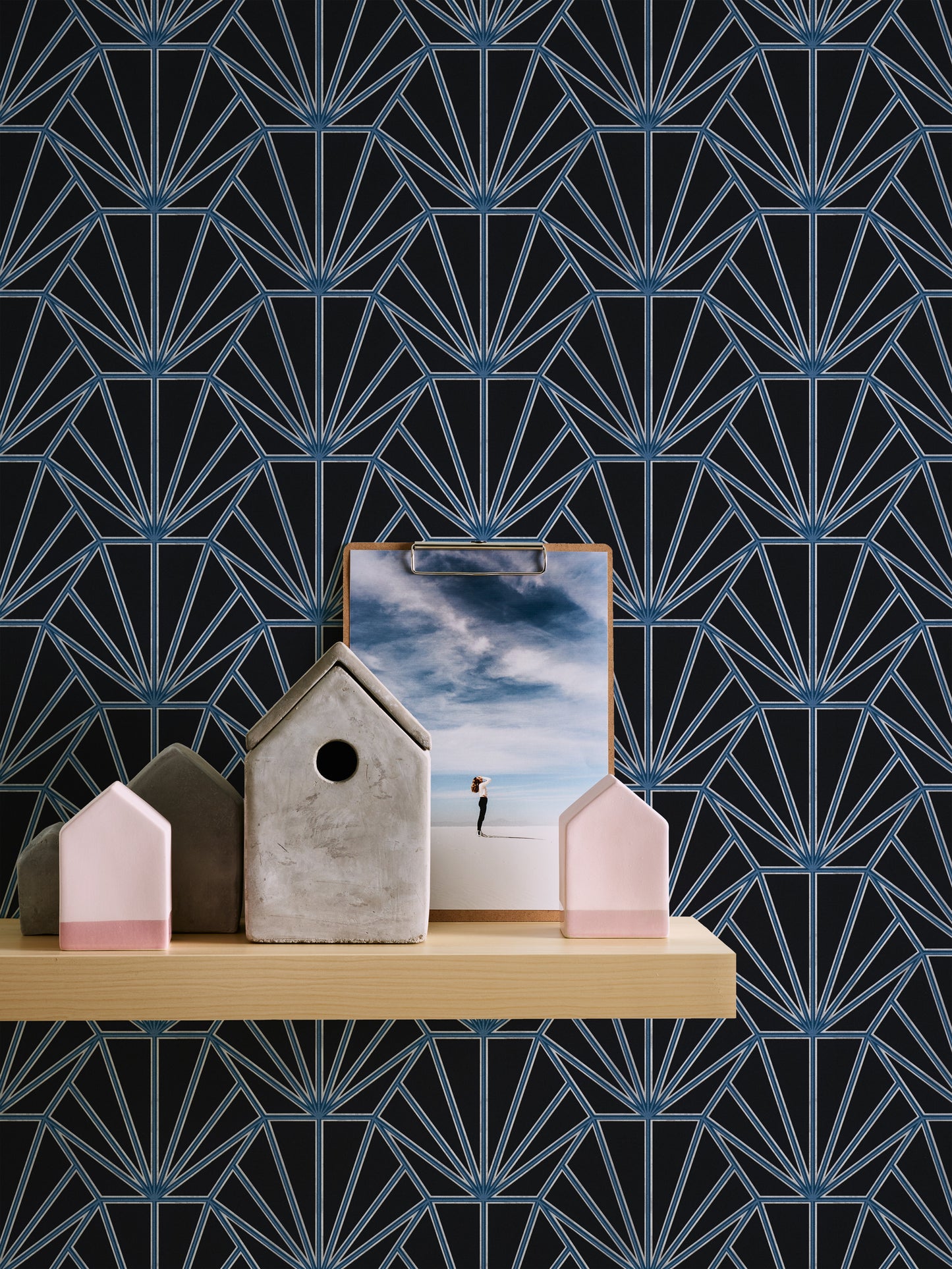 Daniel Hechter Geometrische Tapete Schwarz 375282 Wandtapete Vliestapete Vinyl