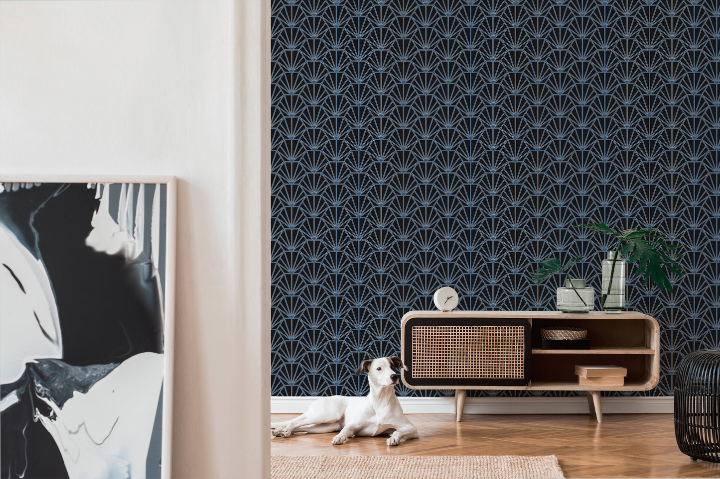 Daniel Hechter Geometrische Tapete Schwarz 375282 Wandtapete Vliestapete Vinyl