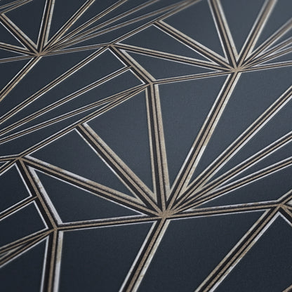 Daniel Hechter Tapete geometrisch Blau 375283 Wandtapete Vliestapete Grafik