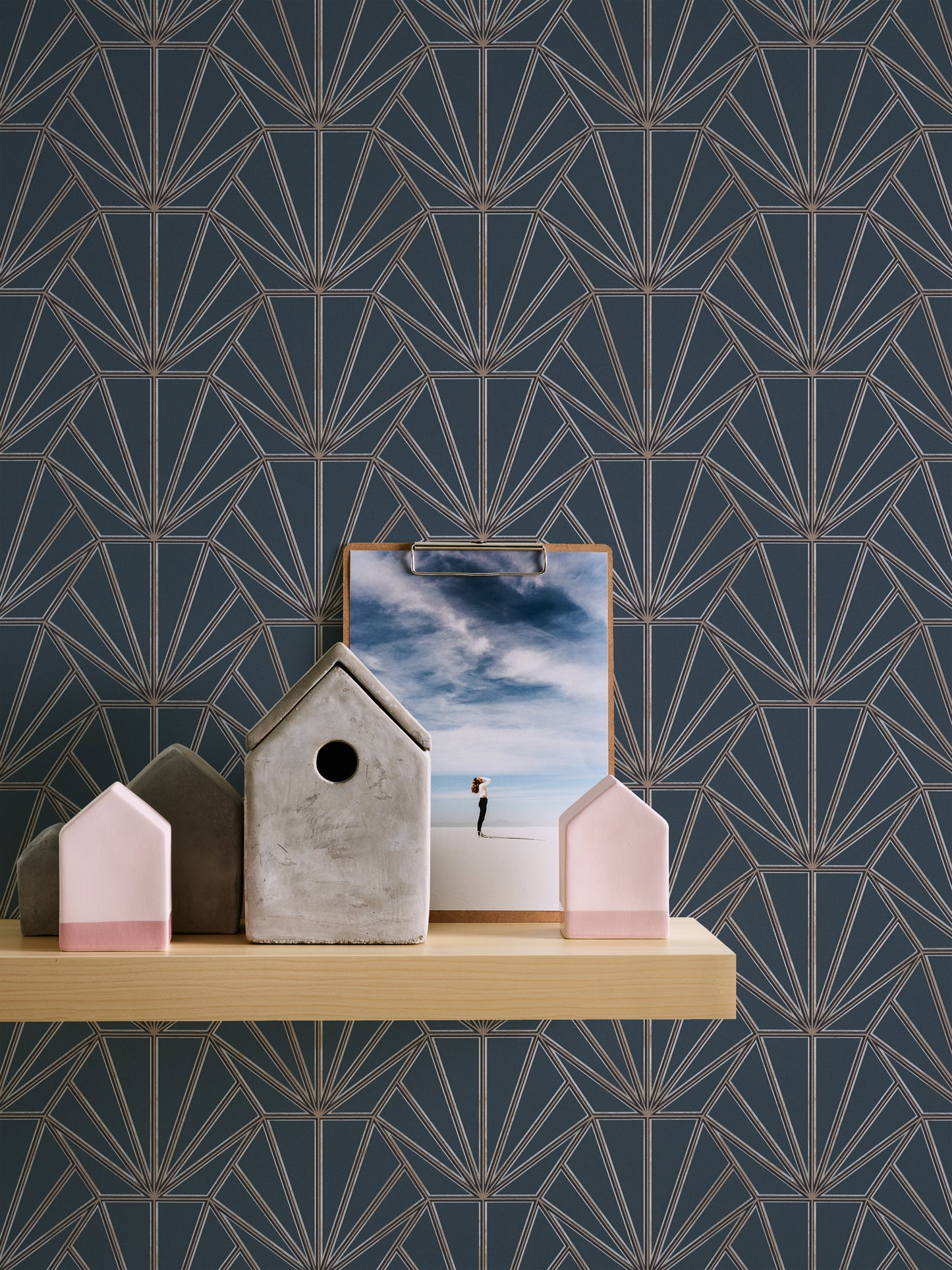 Daniel Hechter Tapete geometrisch Blau 375283 Wandtapete Vliestapete Grafik