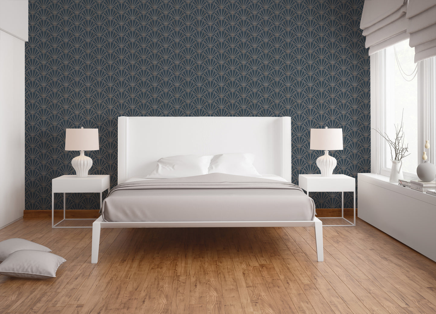 Daniel Hechter Tapete geometrisch Blau 375283 Wandtapete Vliestapete Grafik