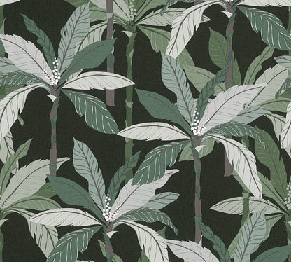 A.S. Création Dschungeltapete Grün 375303 Wandtapete Vliestapete Floral Vinyl