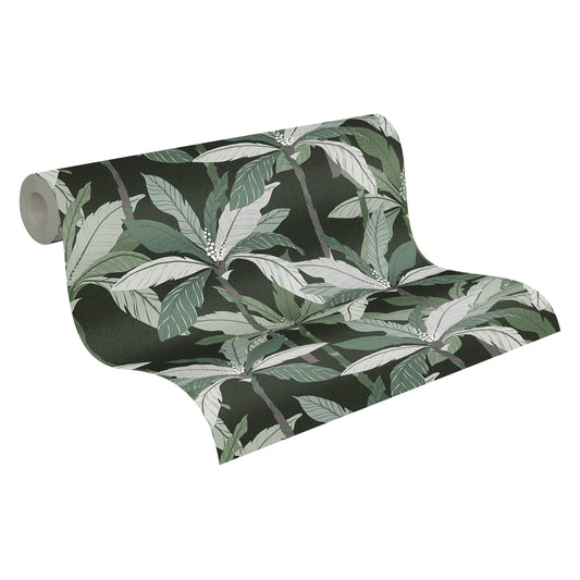 A.S. Création Dschungeltapete Grün 375303 Wandtapete Vliestapete Floral Vinyl