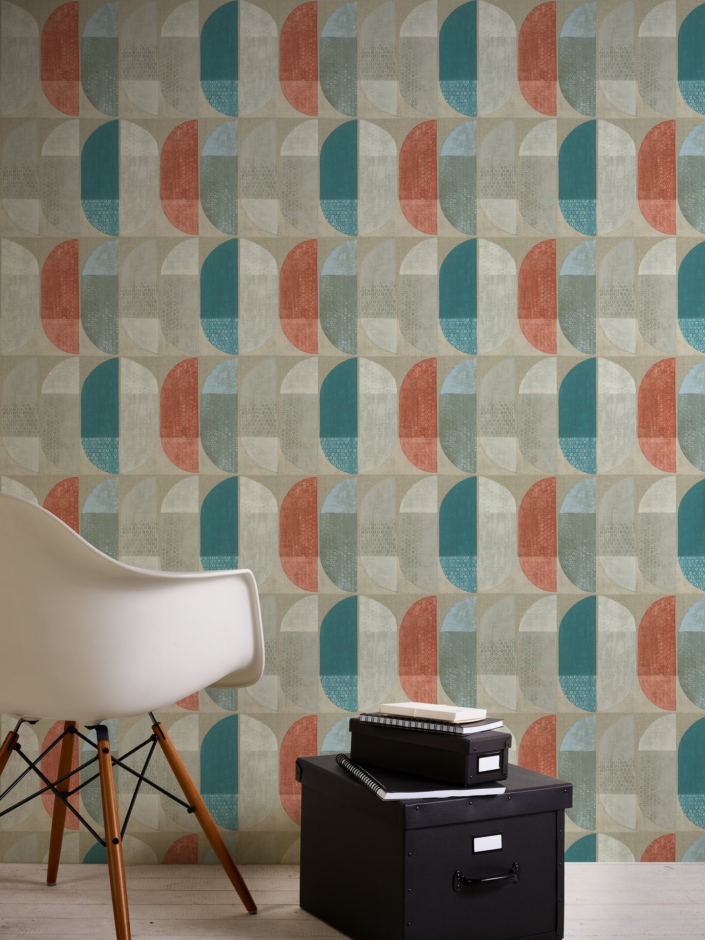 A.S. Création Geometrische Tapete Beige 375311 Wandtapete Vliestapete Vinyl