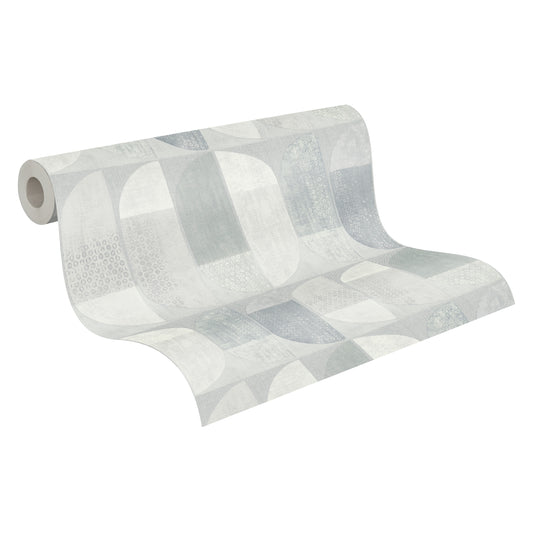 A.S. Création Tapete geometrisch Grau 375315 Wandtapete Vliestapete Grafik Vinyl