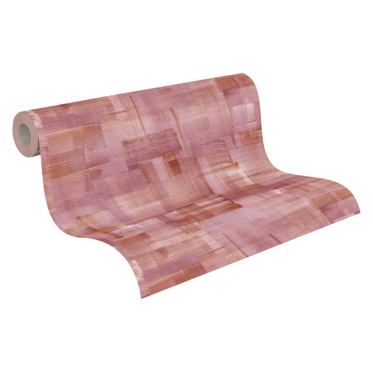 A.S. Création Moderne Tapete Rot 375323 Wandtapete Vliestapete Floral Unis Vinyl