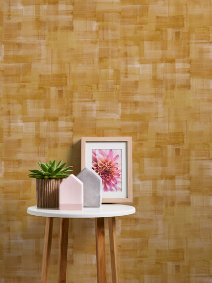 A.S. Création Tapete modern Gelb 375326 Wandtapete Vliestapete Floral Unis Vinyl