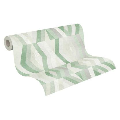 A.S. Création Tapete geometrisch Grün 375335 Wandtapete Vliestapete Grafik Vinyl