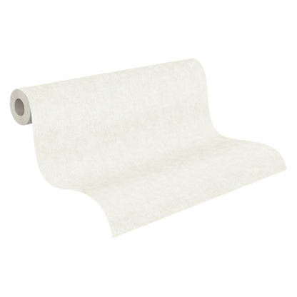 A.S. Création Unitapete Weiß 375351 Wandtapete Vliestapete Floral Unis Vinyl