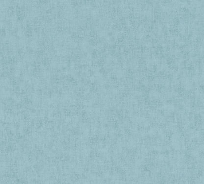 A.S. Création Unitapete Blau 375358 Wandtapete Vliestapete Floral Unis Vinyl