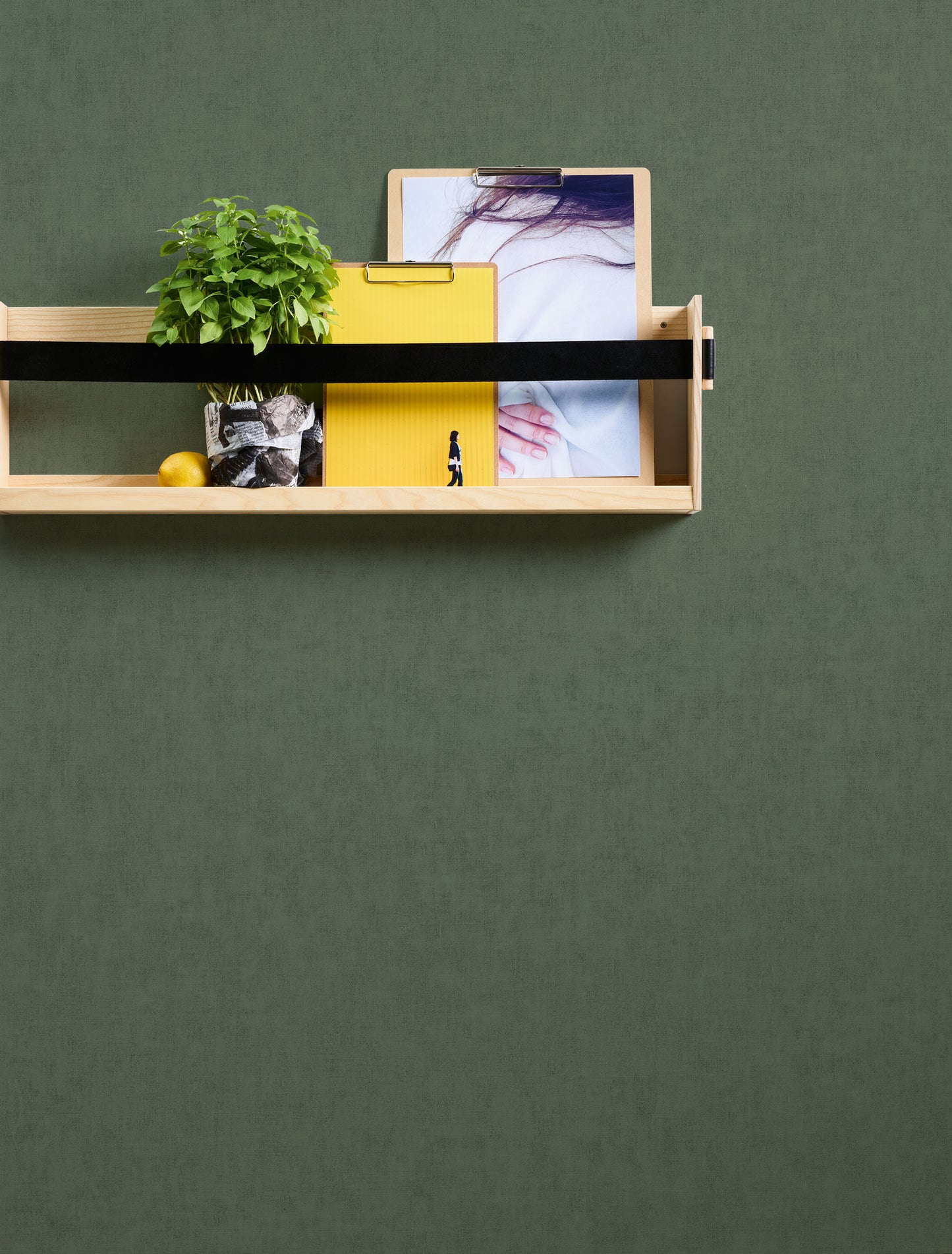 A.S. Création Unitapete Grün 375364 Wandtapete Vliestapete Floral Unis Vinyl