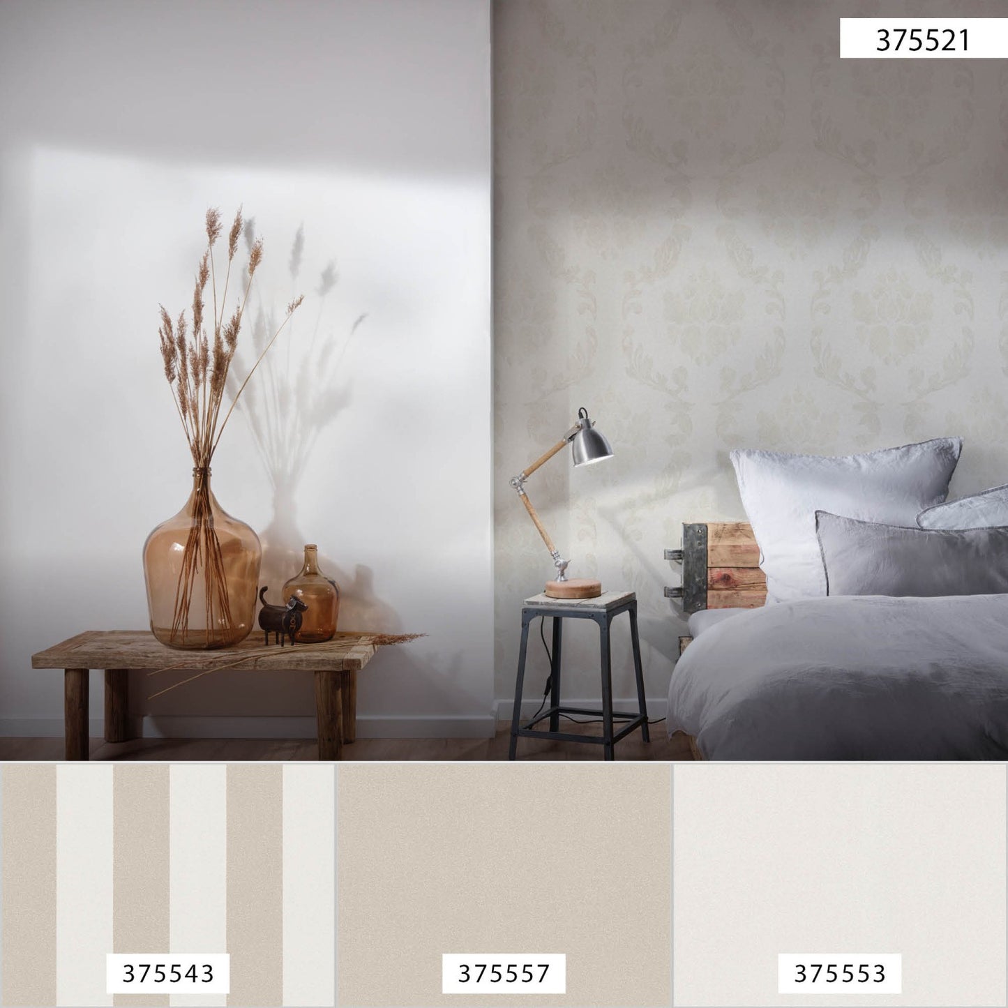 Barocktapete Beige Vliestapete 375521 Wandtapete A.S. Création Tapete