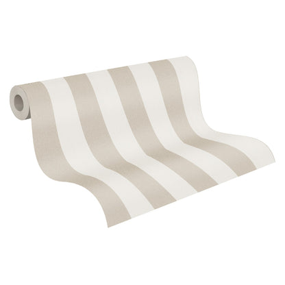 Streifentapete Beige Vliestapete 375543 Wandtapete A.S. Création Tapete
